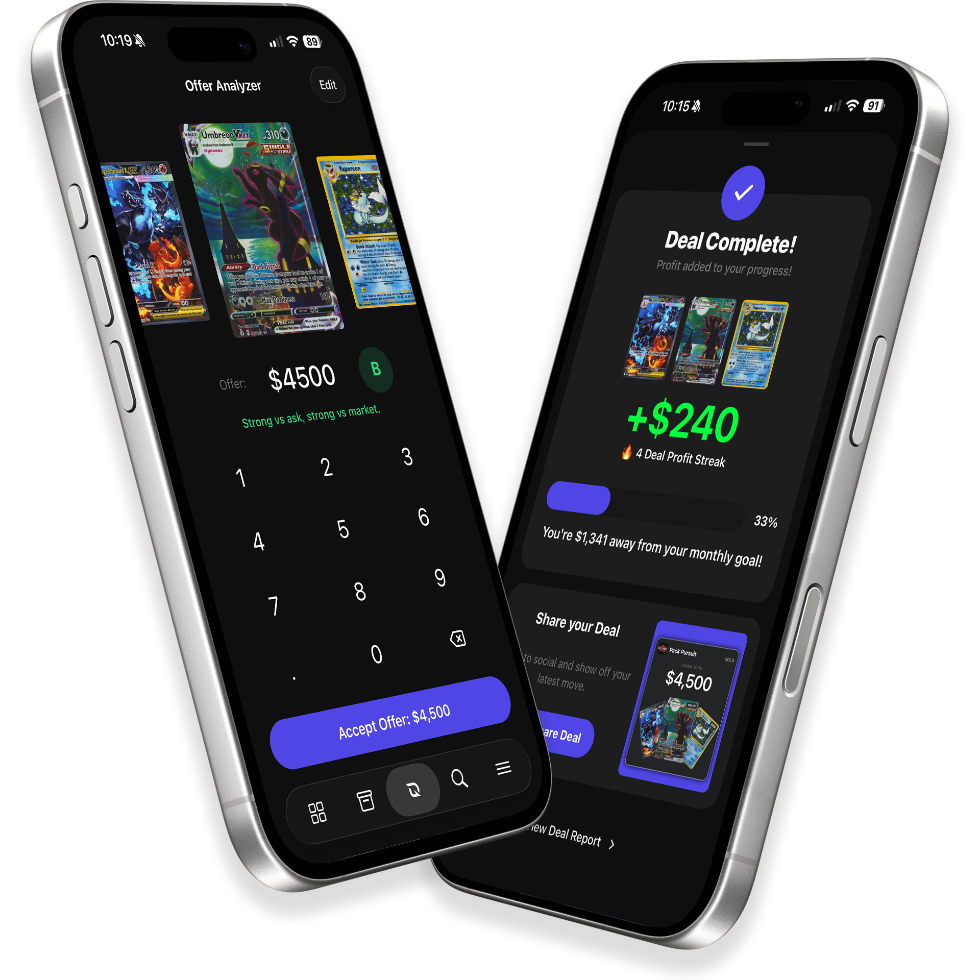 Deal IQ Offer Analyzer - analyze sports card offers at a glance